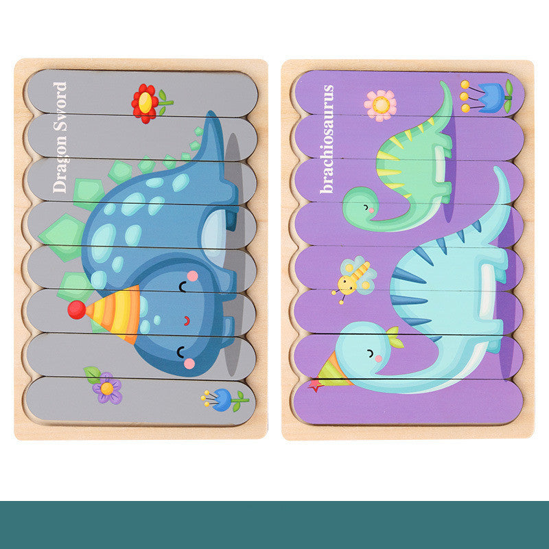 Wooden Picture Puzzles – Explore with Planes, Dinosaurs, and More!