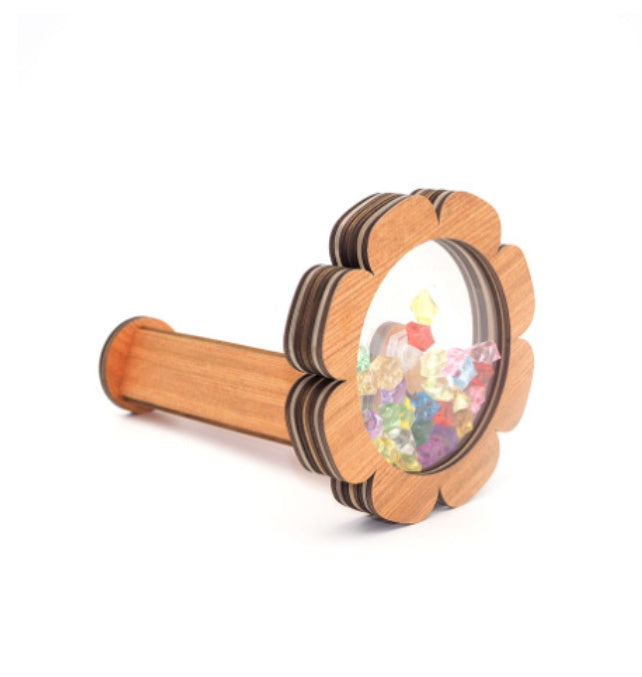 Build & Play Wooden Kaleidoscope – A Colorful Adventure